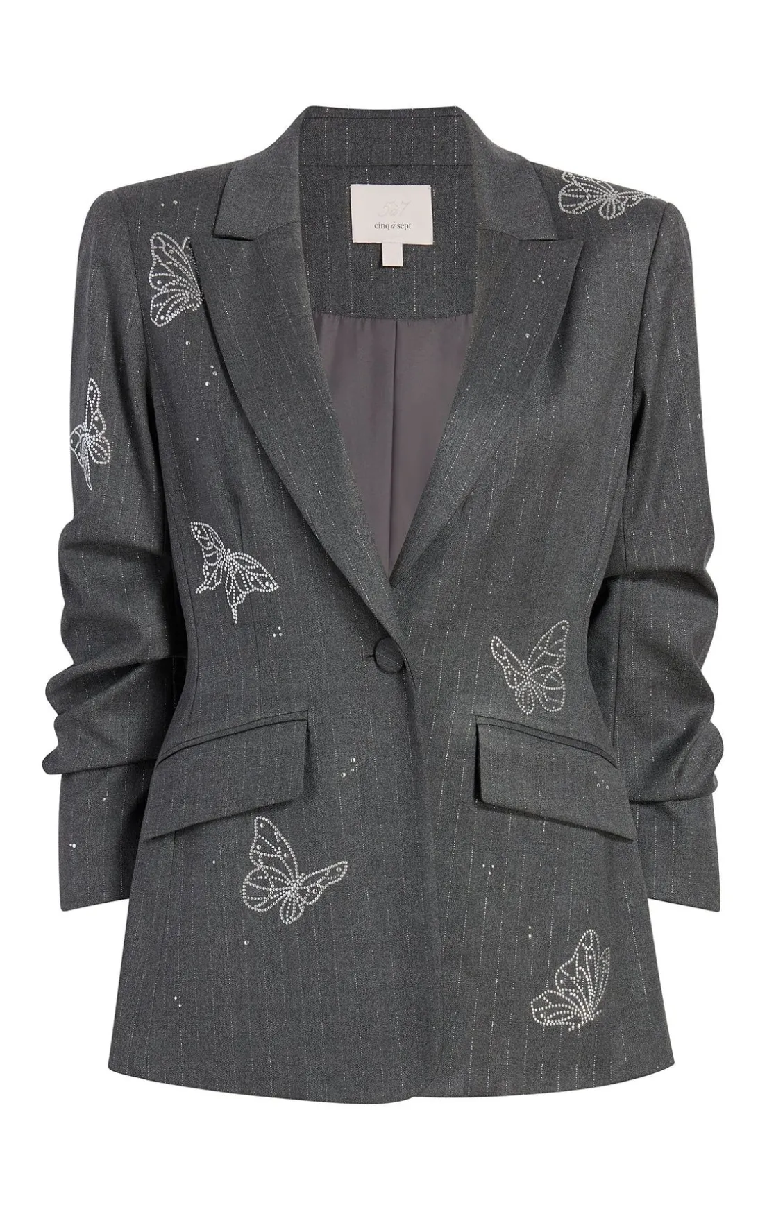Butterflies Embroidered Joan Blazer