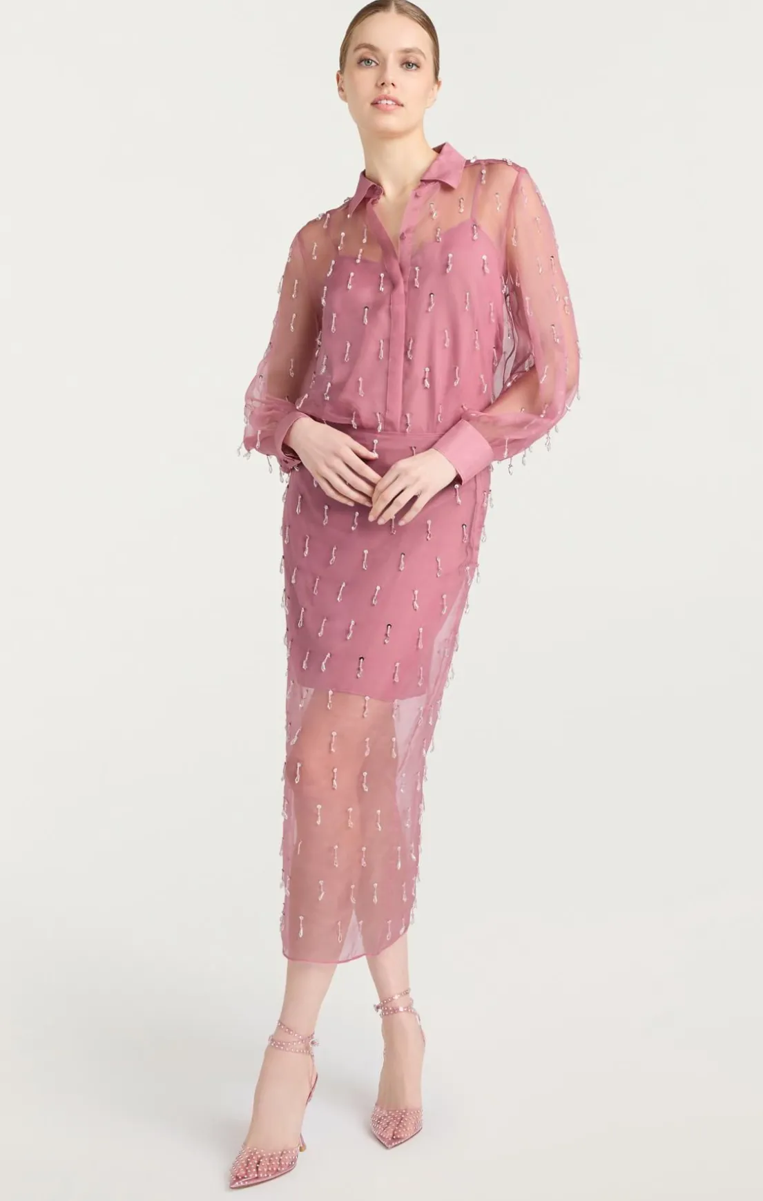 Crystal Teardrop Marta Skirt