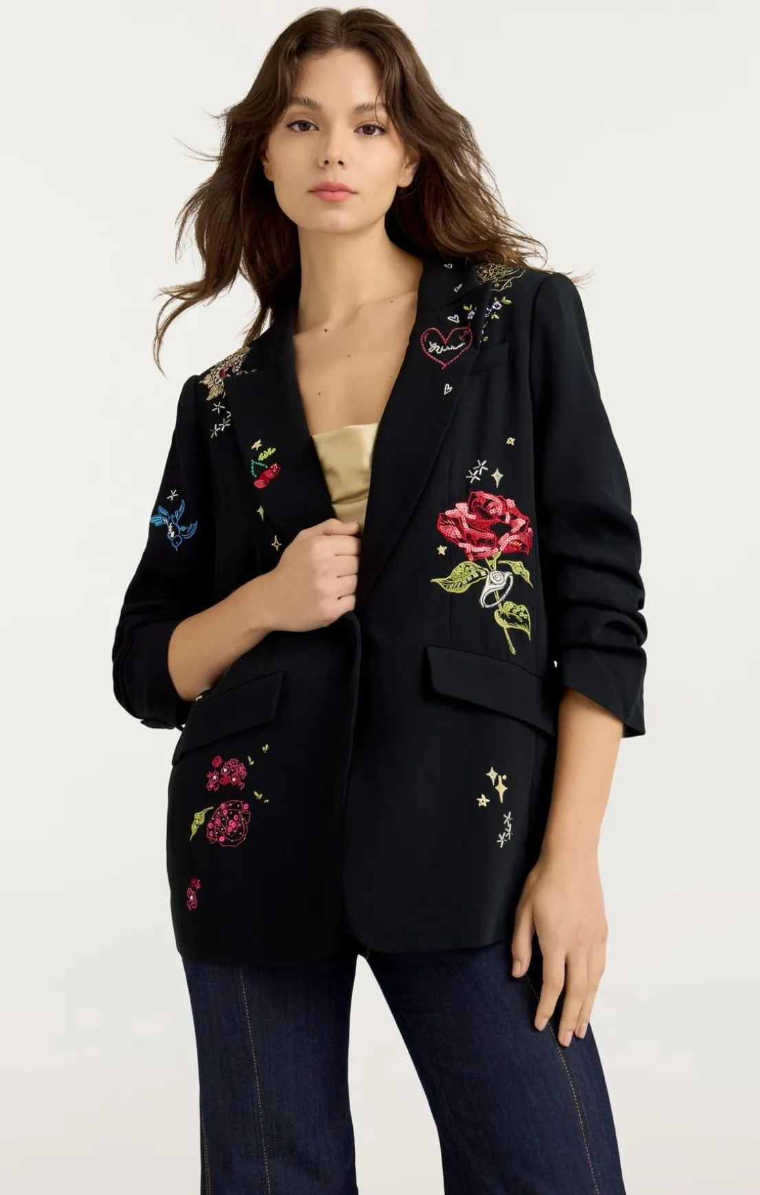 Daydream Doodles Embellished Kelsa Blazer