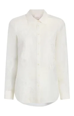 Embroidered Organza Luna Top