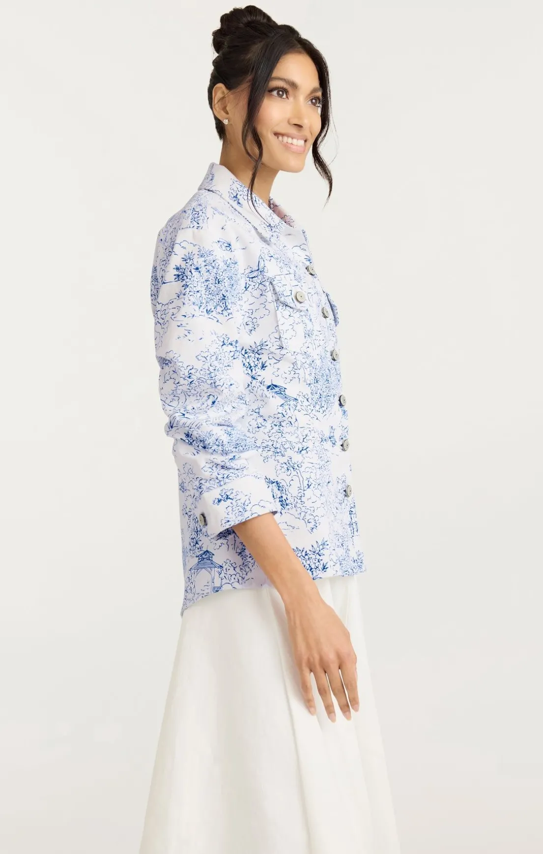 Garden Toile Scrunched Canyon Jacket