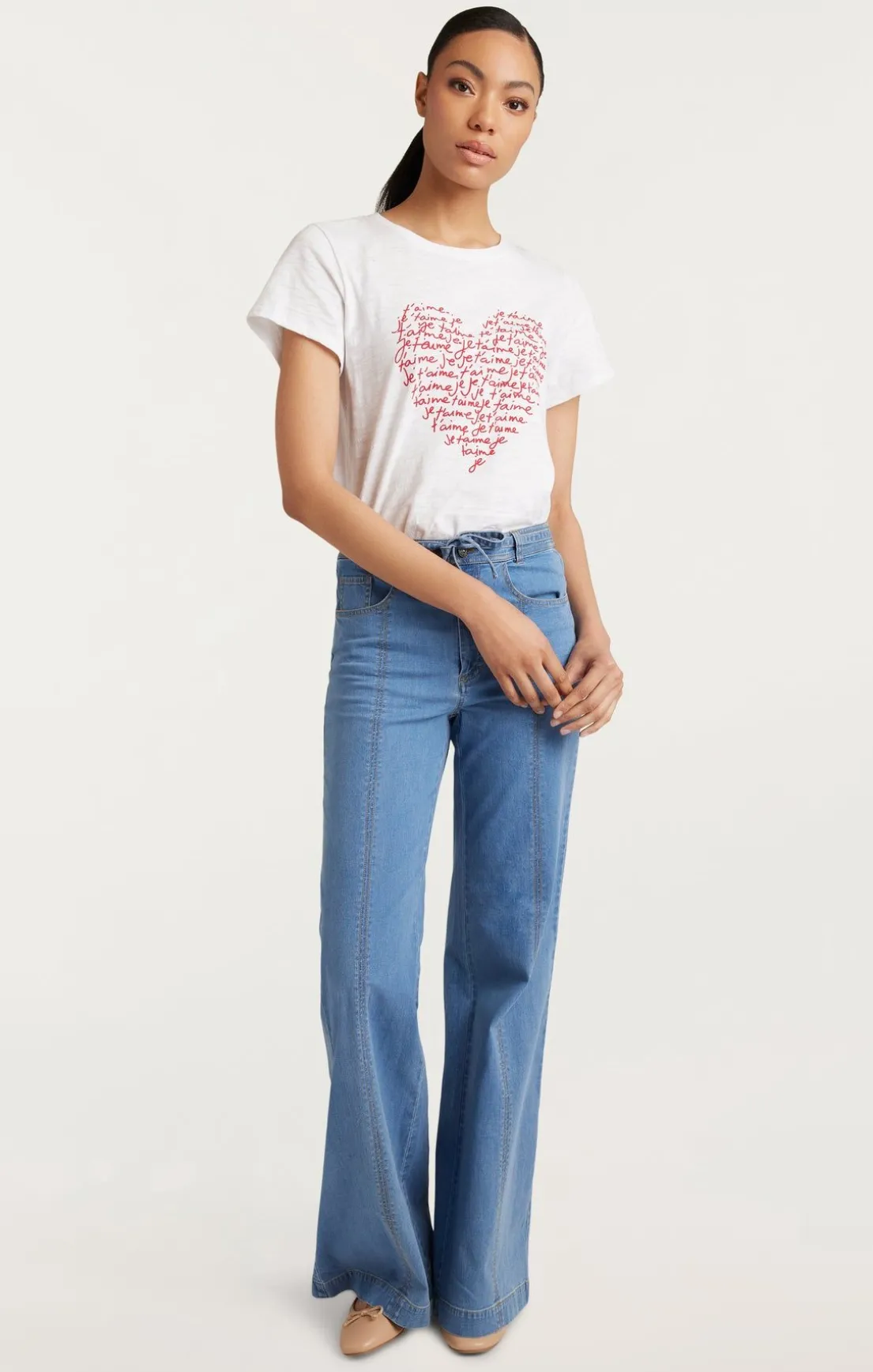 Je T'Aime Heart Tee