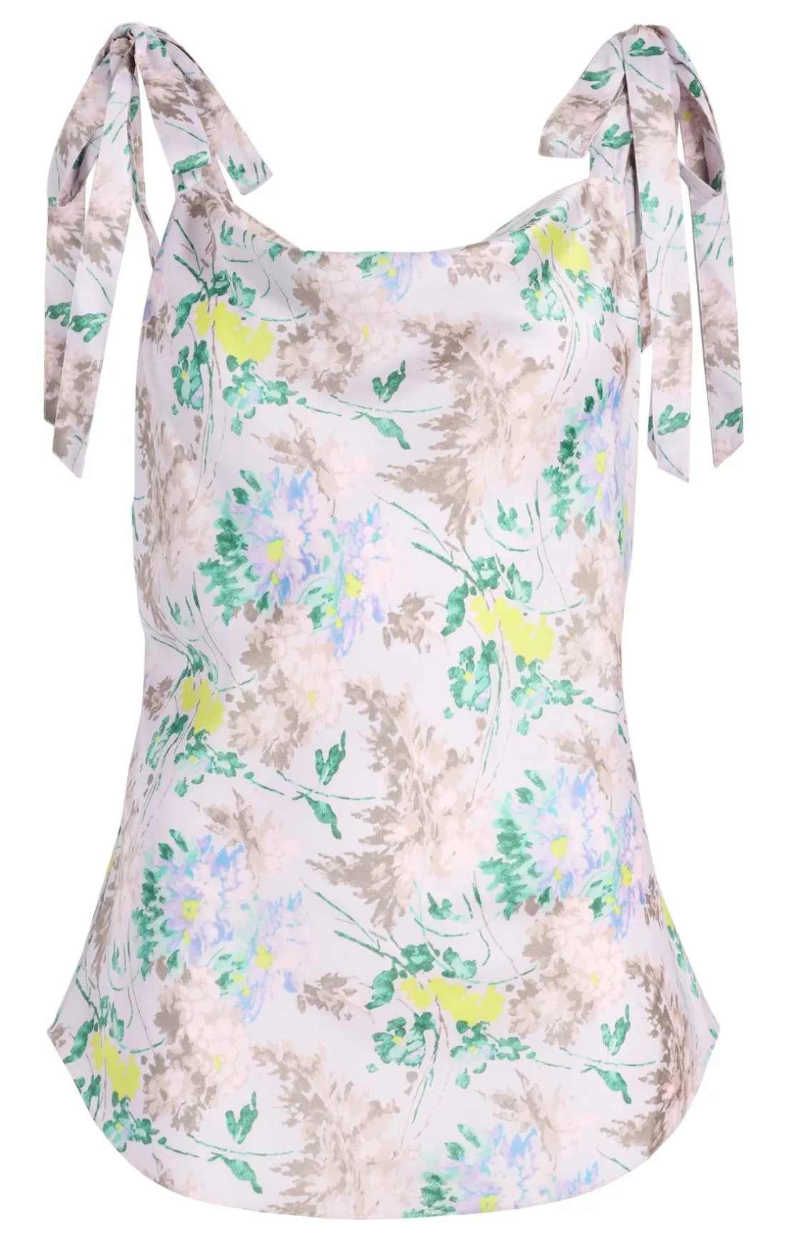 Light Washed Floral Tied Marta Cami