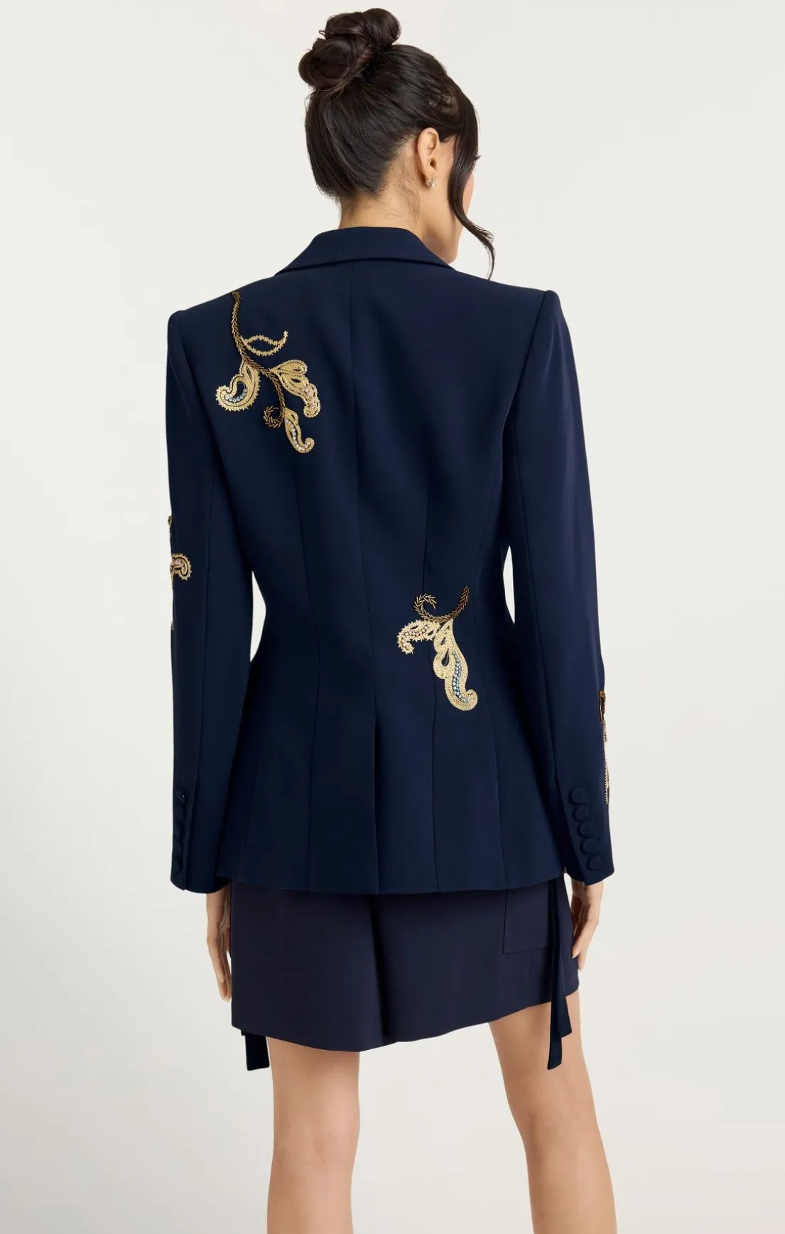 Paisley Embellished Cheyenne Blazer