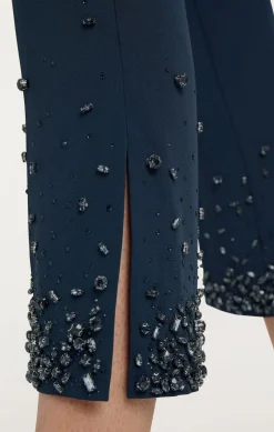 Rhinestone Crackle Cropped Kerry Pant