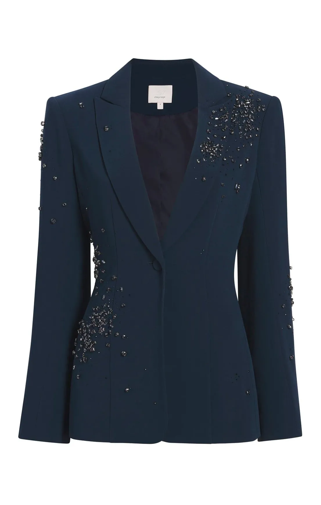 Rhinestone Crackle Embellished Cheyenne Blazer