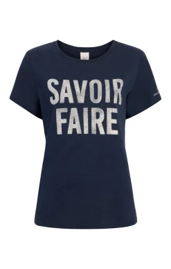Rhinestone Savoir Faire Tee
