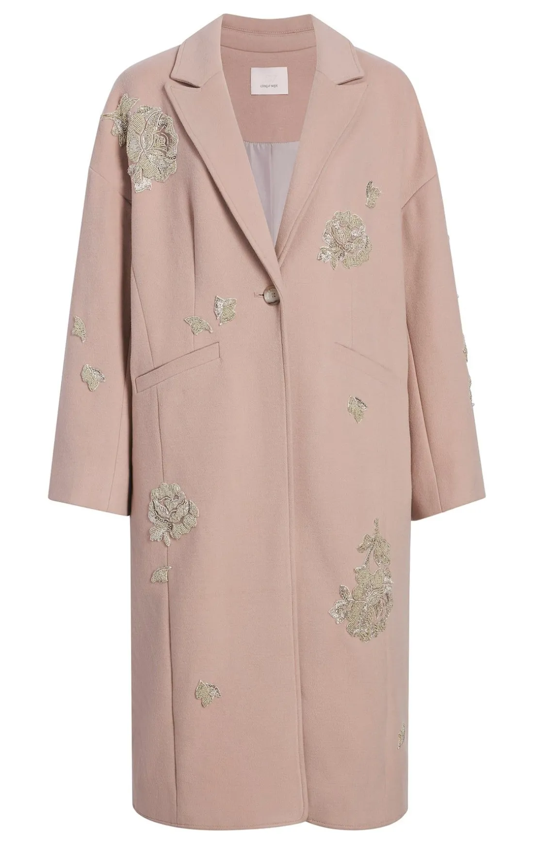 Rose Embellished Gravis Coat