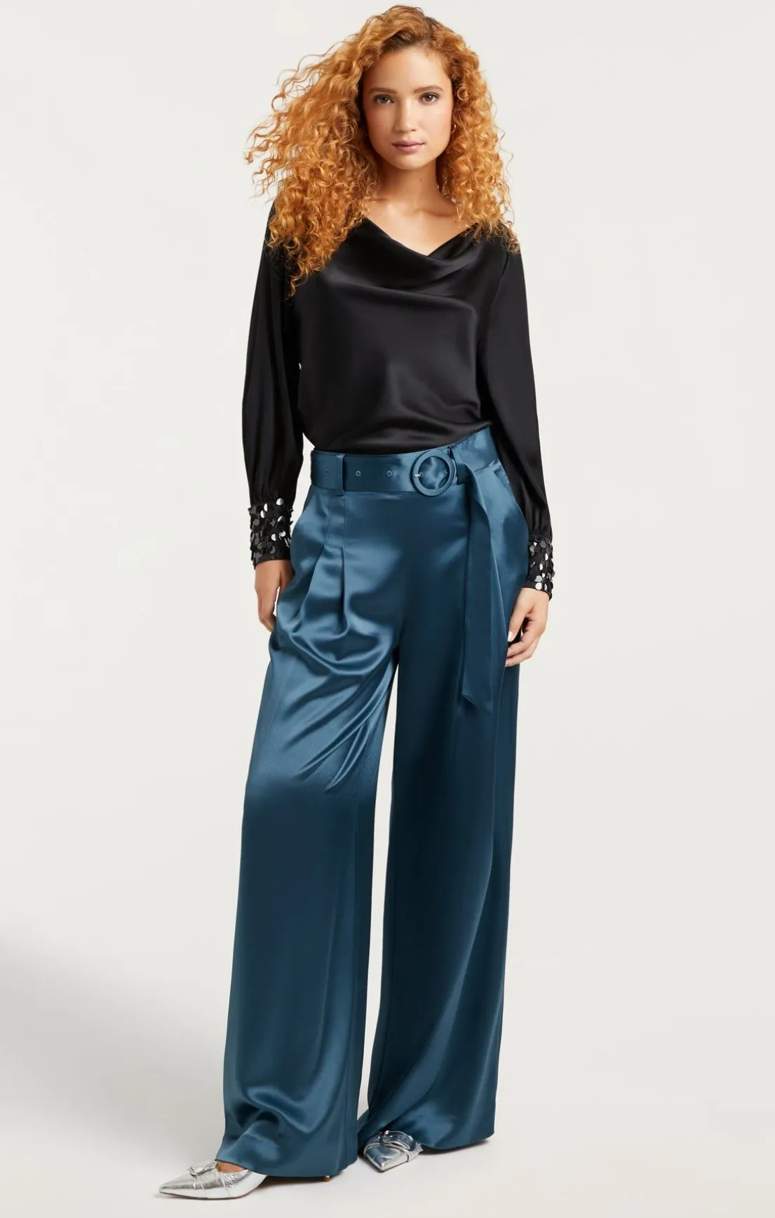 Sequin Cuff Taylee Top