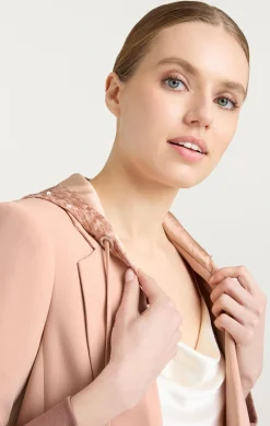 Sequin Hooded Khloe Blazer
