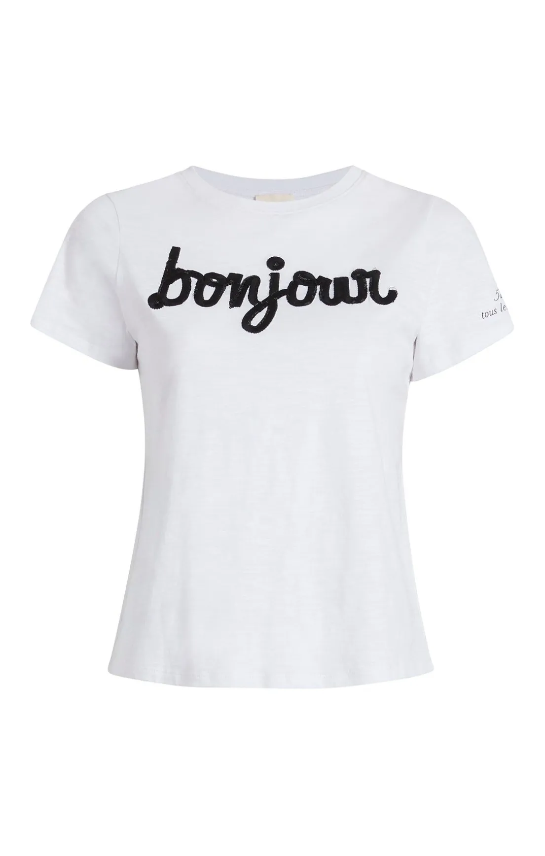Shrunken Fringe Bonjour Tee