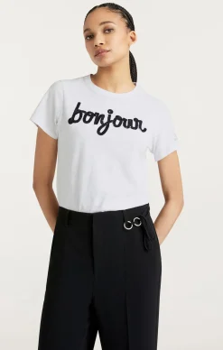 Shrunken Fringe Bonjour Tee