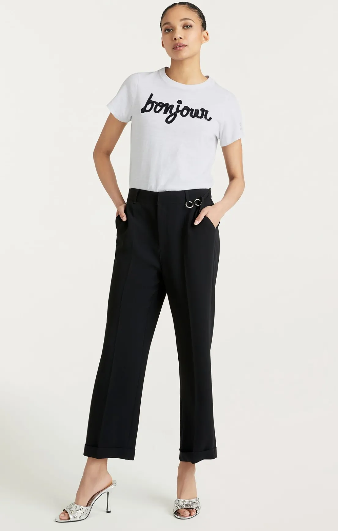 Shrunken Fringe Bonjour Tee