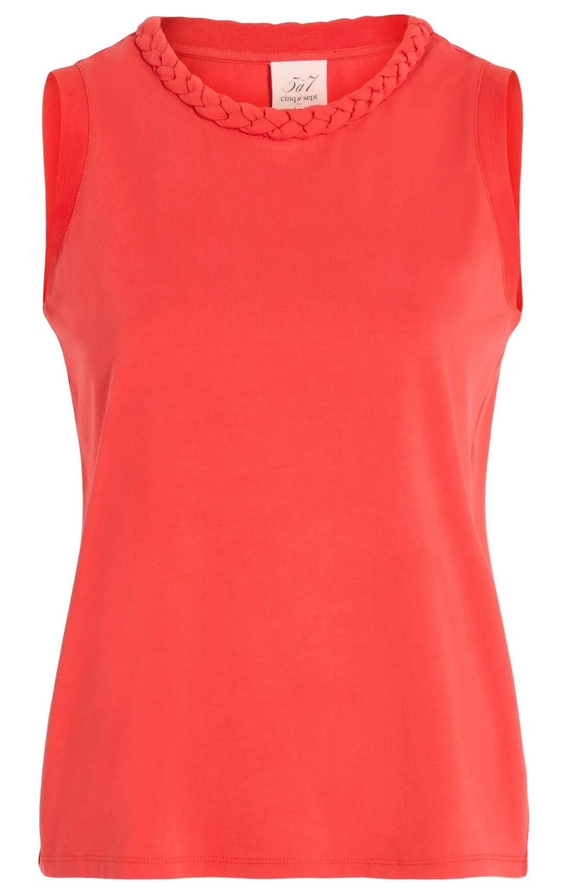 Sleeveless Braided Tee