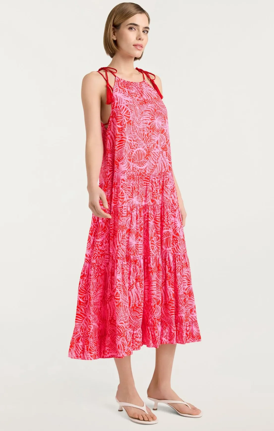 Tropical Inkblot Winnie Dress