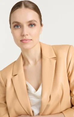 Vegan Leather Kylie Blazer