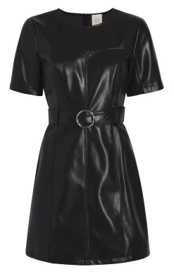 Vegan Leather Siv Dress
